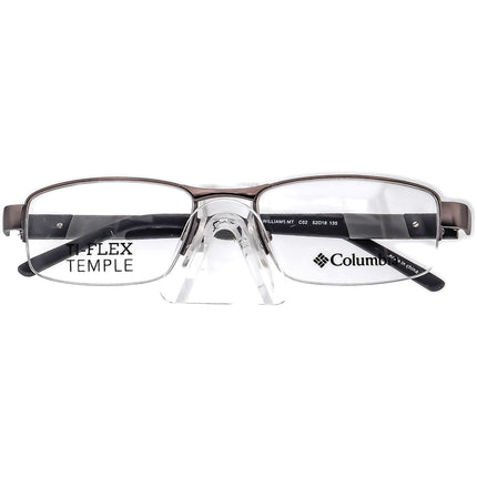 Columbia Men's Eyeglasses Williams MT C02 Gunmetal Half Rim Frame 52[]18 135