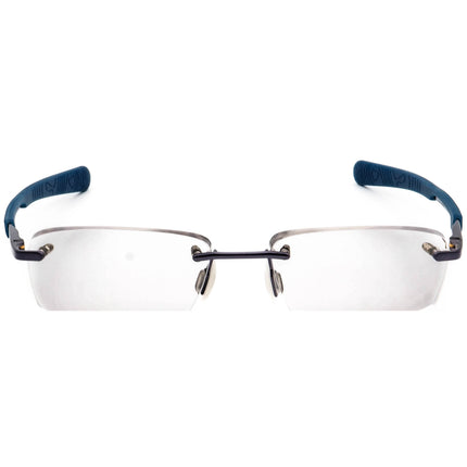 Costa Del Mar Eyeglasses SMT 100 175 Shiny Blue Rimless Metal Frame Japan 53[]16 140