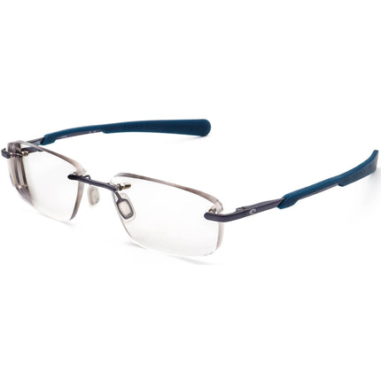 Costa Del Mar Eyeglasses SMT 100 175 Shiny Blue Rimless Metal Frame Japan 53[]16 140