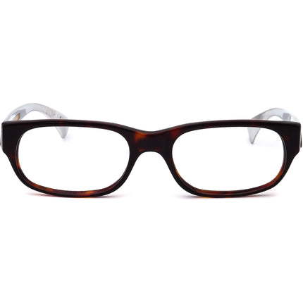 Cutler And Gross Eyeglasses Havana/Silver Rectangular Frame 53[]17 140