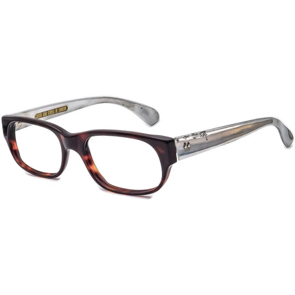 Cutler And Gross Eyeglasses Havana/Silver Rectangular Frame 53[]17 140