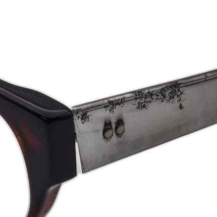 Cutler And Gross Eyeglasses Havana/Silver Rectangular Frame 53[]17 140