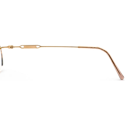 Daniel Swarovski Women's Eyeglasses S117 20 6051 23 KT GP Gold Rhinestones Rimless Metal Frame Austria 48[]20 130