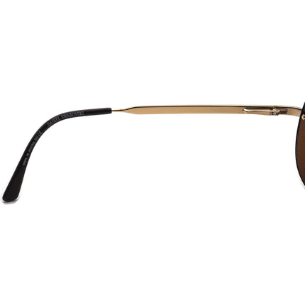 Daniel Swarovski Women's Rx Sunglasses FRAME ONLY S629 20 6052 Titanium Gold/Brown with Rhinestones Rimless Austria 59 mm