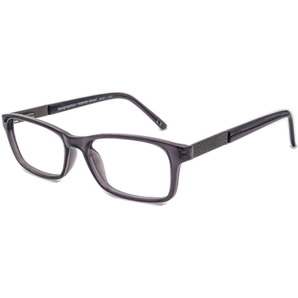 Designoptics Men's Eyeglasses LO1017 7163C Smokey Gray Rectangular Frame 52[]17 145