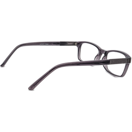 Designoptics Men's Eyeglasses LO1017 7163C Smokey Gray Rectangular Frame 52[]17 145