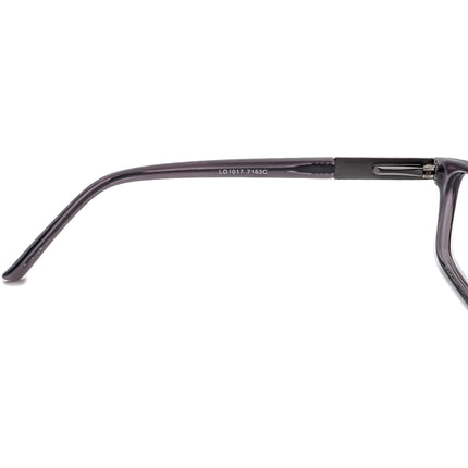 Designoptics Men's Eyeglasses LO1017 7163C Smokey Gray Rectangular Frame 52[]17 145