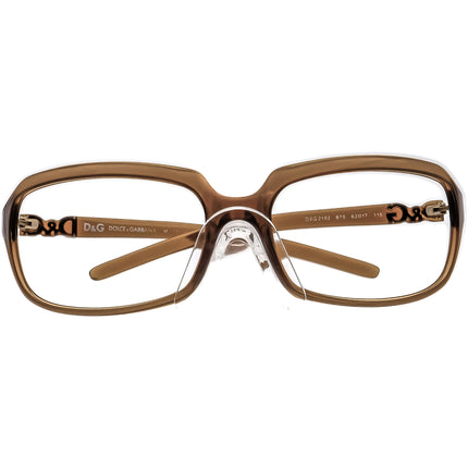 Dolce & Gabbana Women's Sunglasses D&G 2192 875 Brown Wrap 62 mm