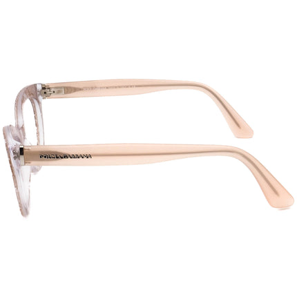 Dolce & Gabbana Women's Eyeglasses DG 3197 2856 Nude Lace Cat Eye Frame 51[]19 140