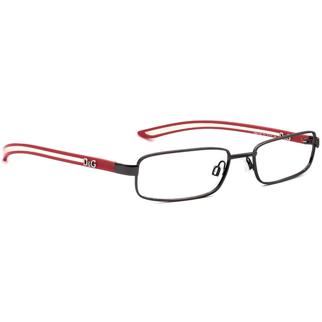 Dolce & Gabbana Eyeglasses D&G 4150 731 Gunmetal/Red Rectangular Frame Italy 51[]17 130