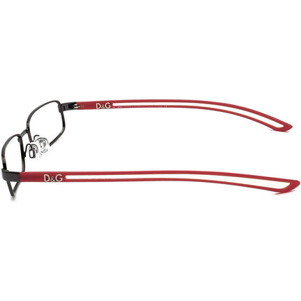 Dolce & Gabbana Eyeglasses D&G 4150 731 Gunmetal/Red Rectangular Frame Italy 51[]17 130