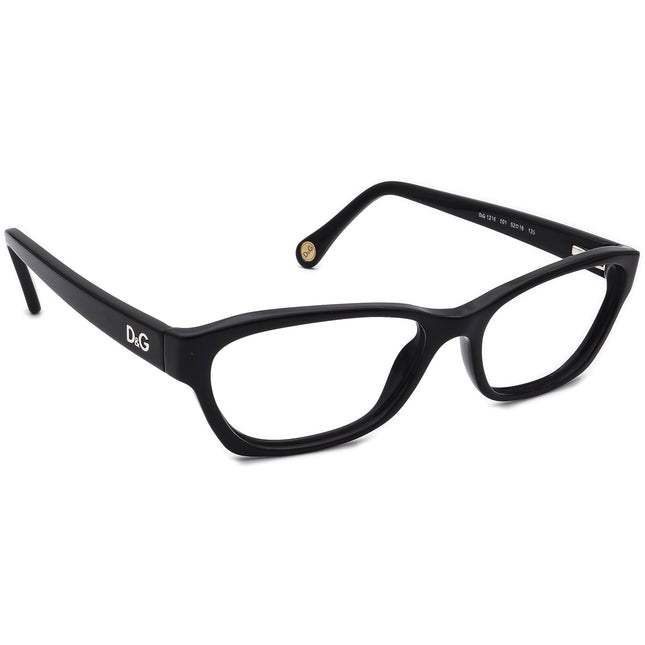 Dolce & Gabbana Women's Eyeglasses D&G 1216 501 Black B-Shape Frame 52[]16 135