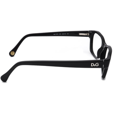 Dolce & Gabbana Women's Eyeglasses D&G 1216 501 Black B-Shape Frame 52[]16 135