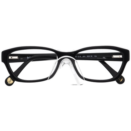 Dolce & Gabbana Women's Eyeglasses D&G 1216 501 Black B-Shape Frame 52[]16 135