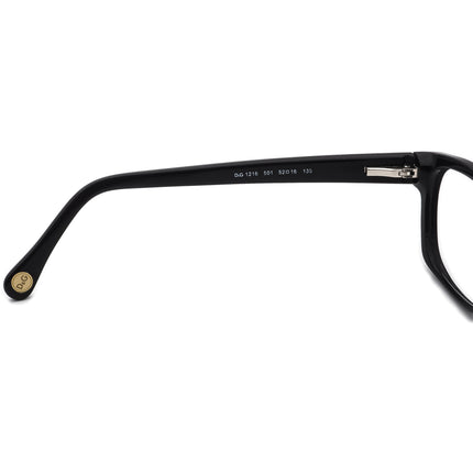 Dolce & Gabbana Women's Eyeglasses D&G 1216 501 Black B-Shape Frame 52[]16 135