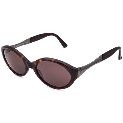 Emanuel Ungaro Women's Vintage Sunglasses 4014 7002 Dark Havana/Gunmetal Oval Italy 53 mm