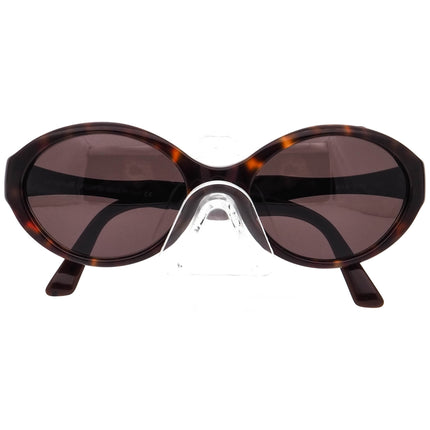 Emanuel Ungaro Women's Vintage Sunglasses 4014 7002 Dark Havana/Gunmetal Oval Italy 53 mm