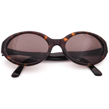 Emanuel Ungaro Women's Vintage Sunglasses 4014 7002 Dark Havana/Gunmetal Oval Italy 53 mm