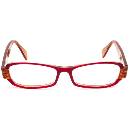 Face A Face Women's Eyeglasses Axess 4 COL 695 Merlot/Striped Multicolor Rectangular Frame France 51[]15 135 Handmade