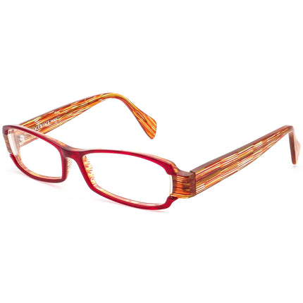 Face A Face Women's Eyeglasses Axess 4 COL 695 Merlot/Striped Multicolor Rectangular Frame France 51[]15 135 Handmade