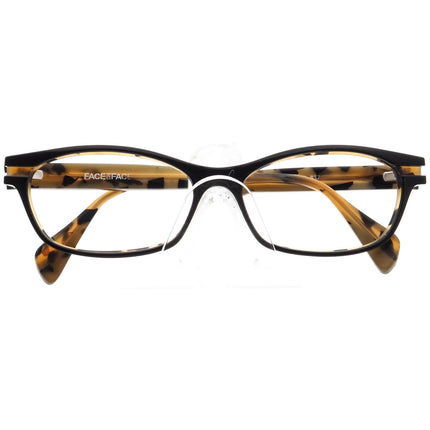 Face A Face Women's Eyeglasses Bliss 2 COL 837 Black on Tortoise B-Shape Frame France 54[]17 135