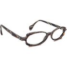 Face A Face Women's Eyeglasses COL 094 Brown Horn on Gray Horn Oval Frame France 52[]16 135