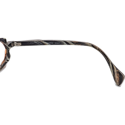 Face A Face Women's Eyeglasses COL 094 Brown Horn on Gray Horn Oval Frame France 52[]16 135