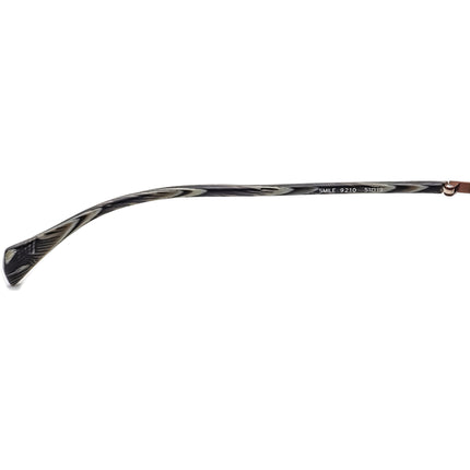 Face A Face Eyeglasses Smile 9210 Brown/Gray Horn Half Rim Frame France 51[]19 145