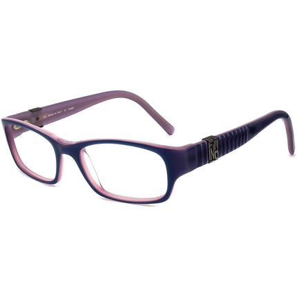 Fendi Women's Eyeglasses F745 502 Purple on Lavender Rectangular Frame Italy 50[]18 135