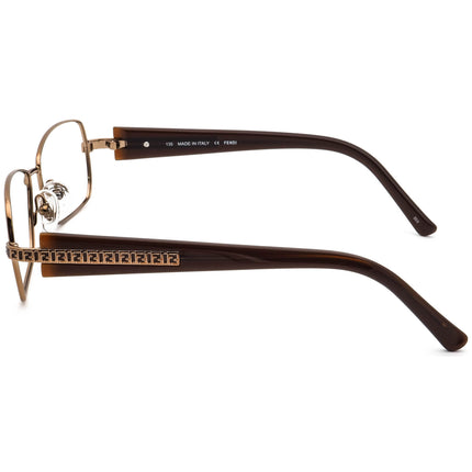 Fendi Women's Eyeglasses F933 209 Brown Rectangular Frame Italy 54[]15 135