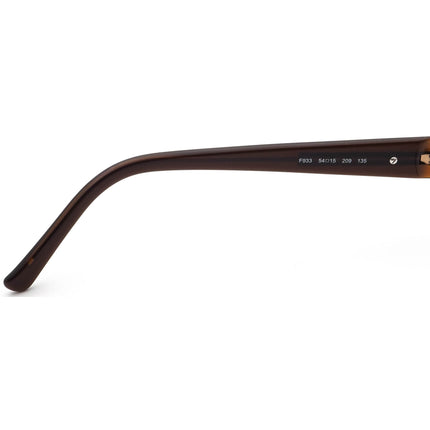 Fendi Women's Eyeglasses F933 209 Brown Rectangular Frame Italy 54[]15 135