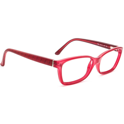 Fendi Women's Eyeglasses F939 602 Red Rectangular Frame Italy 53[]15 135