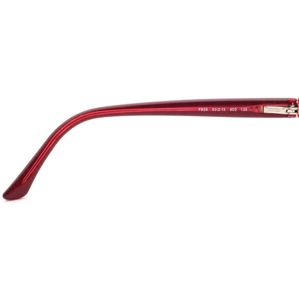 Fendi Women's Eyeglasses F939 602 Red Rectangular Frame Italy 53[]15 135