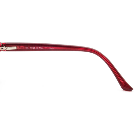 Fendi Women's Eyeglasses F939 602 Red Rectangular Frame Italy 53[]15 135
