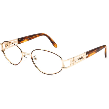 Fendi Vintage Sunglasses FS209 Tortoise Oval Italy 54 mm