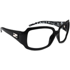 Fendi Women's Sunglasses FS507 001 Glossy Black Wrap Italy 58 mm