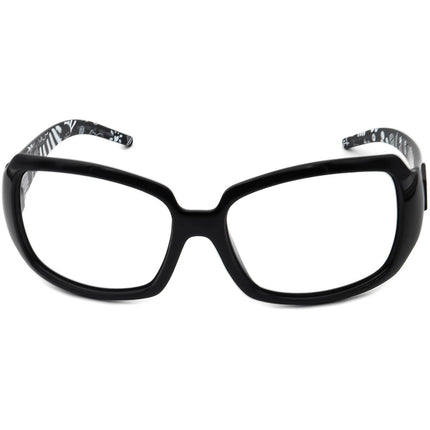 Fendi Women's Sunglasses FS507 001 Glossy Black Wrap Italy 58 mm