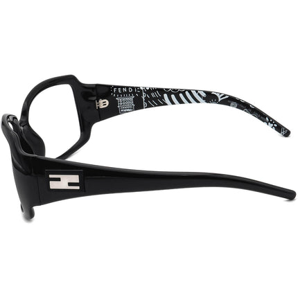 Fendi Women's Sunglasses FS507 001 Glossy Black Wrap Italy 58 mm