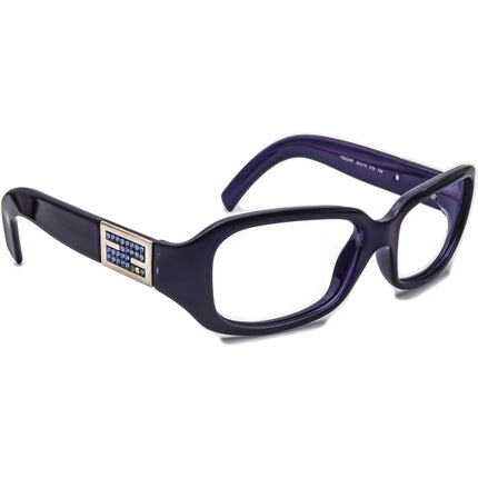 Fendi Women's Sunglasses FS5228R 513 Purple with Rhinestones Rectangular Italy 56 mm