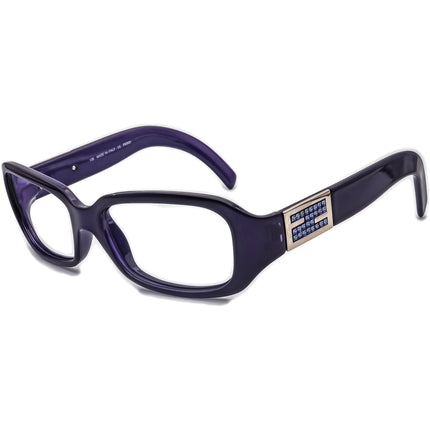 Fendi Women's Sunglasses FS5228R 513 Purple with Rhinestones Rectangular Italy 56 mm