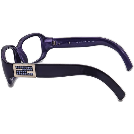 Fendi Women's Sunglasses FS5228R 513 Purple with Rhinestones Rectangular Italy 56 mm