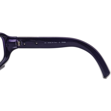 Fendi Women's Sunglasses FS5228R 513 Purple with Rhinestones Rectangular Italy 56 mm