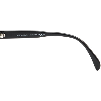 Giorgio Armani Women's Eyeglasses GA 868 D28 Glossy Black/Glitter Rectangular Frame Italy 53[]16 135