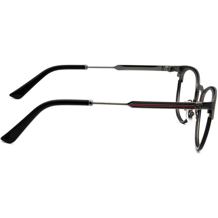 Gucci Eyeglasses GG0134O 012 Gunmetal&Tortoise B-Shape Metal Frame Italy 54[]19 140