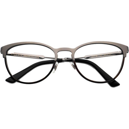 Gucci Eyeglasses GG0134O 012 Gunmetal&Tortoise B-Shape Metal Frame Italy 54[]19 140