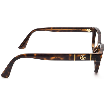 Gucci Women's Eyeglasses GG0635O 005 Havana Rectangular Frame Italy 53[]17 145