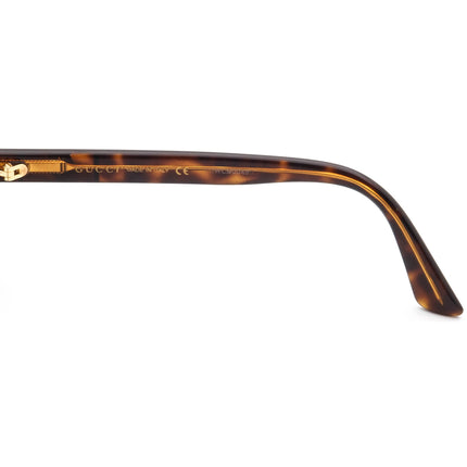 Gucci Women's Eyeglasses GG0635O 005 Havana Rectangular Frame Italy 53[]17 145