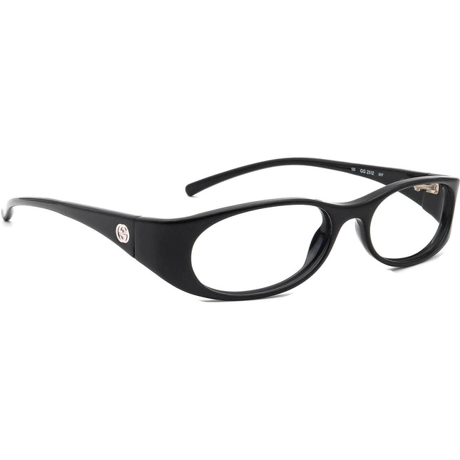 Gucci Women's Eyeglasses GG 2512 807 Black Oval Frame Italy 50[]16 125