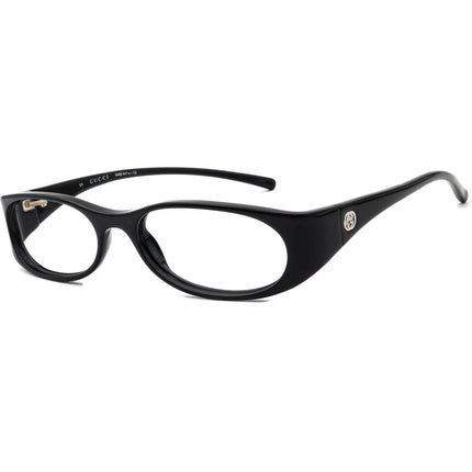 Gucci Women's Eyeglasses GG 2512 807 Black Oval Frame Italy 50[]16 125