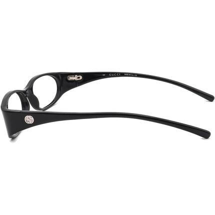 Gucci Women's Eyeglasses GG 2512 807 Black Oval Frame Italy 50[]16 125